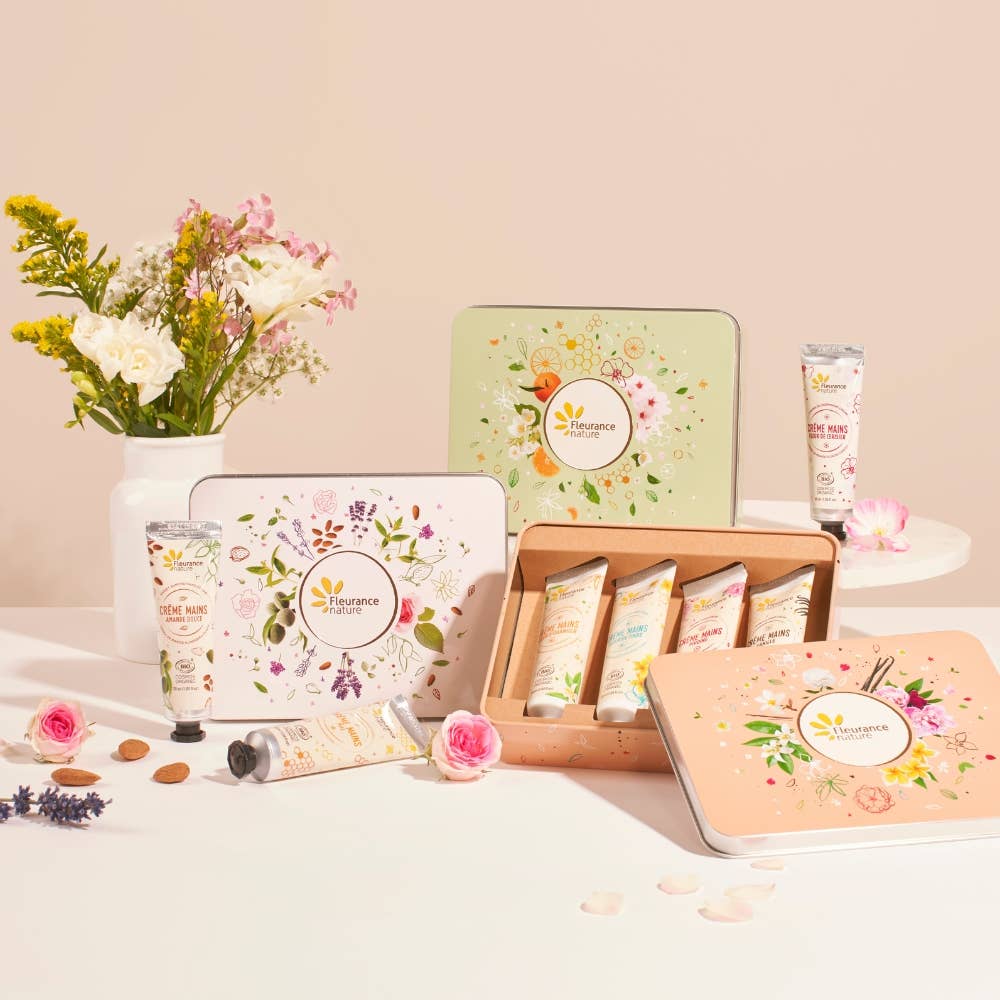 Fleurance Nature - Wholesale Gift Box - Peach hand set floral escape4