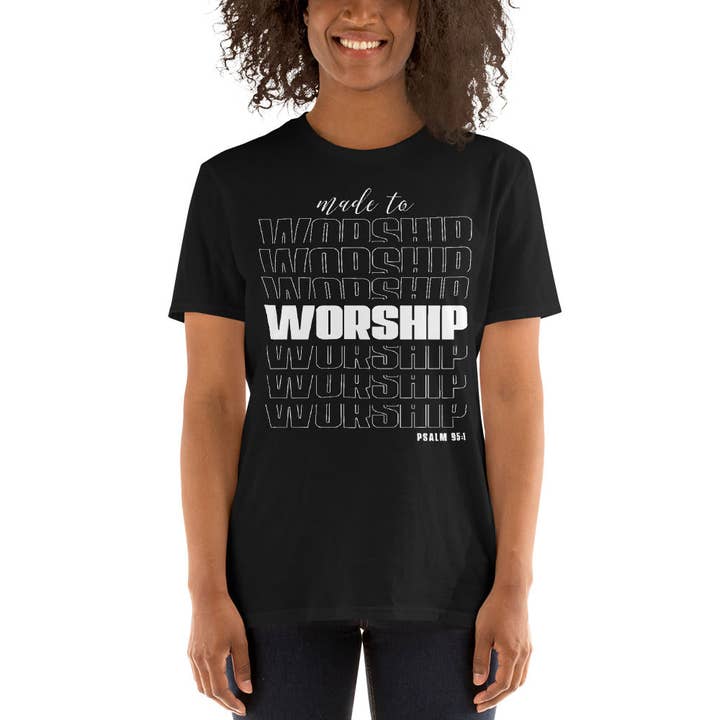Workship Kurzärmeliges Unisex-T-Shirt für den Großhandel von Souverista