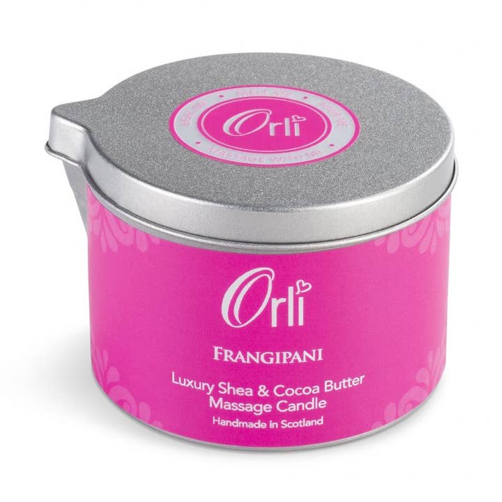 Frangipani Massage Candle for wholesale by Orli Massage Candles