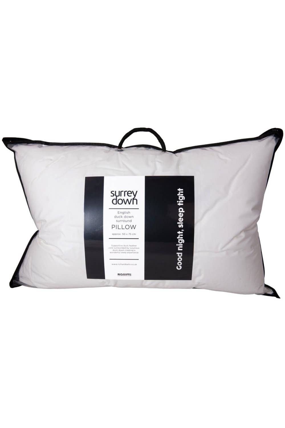 Richard Behr (UK) Ltd - Wholesale Bedding Pillow - Surrey Down Duck Down Surround Kingsize Pillow2