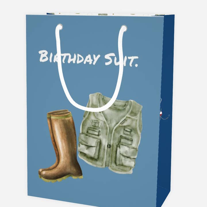 Fishing Fisherman Birthday Gift Bag Men for wholesale by Hey Y'all Party