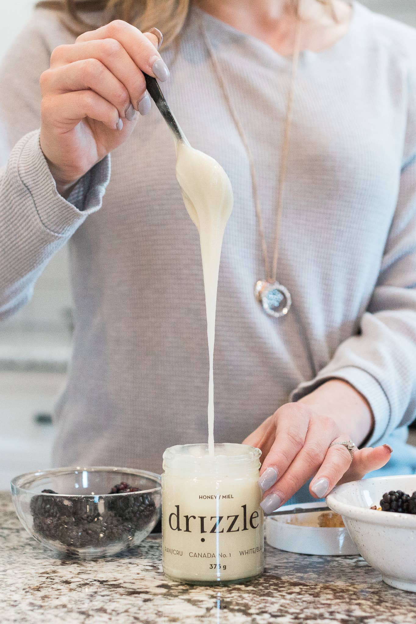 Drizzle Honey - Wholesale Honey - White Raw Honey – 13.2 oz1