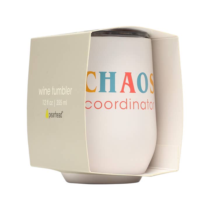 Pearhead - Wholesale Insulated Mug/Tumbler - Chaos Coordinator Wine Tumbler7