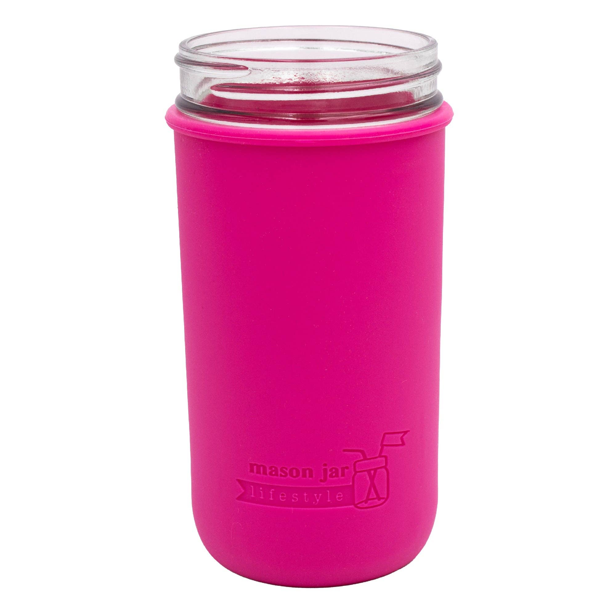 Mason Jar Lifestyle - Wholesale Drink Huggers & Koozies - Silicone Sleeve for Pint & a Half 24oz Ball Mason Jars23