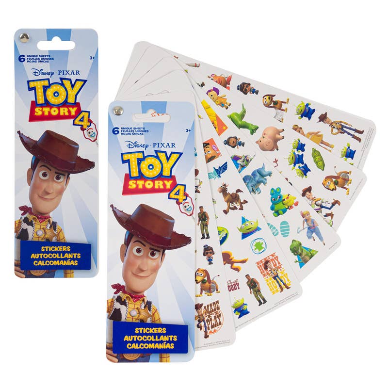 Deluxe Import Trading - Wholesale Sticker - Kids & Baby - Disney Pixar Toy Story 4 Stickers - 6 Unique Sheets0