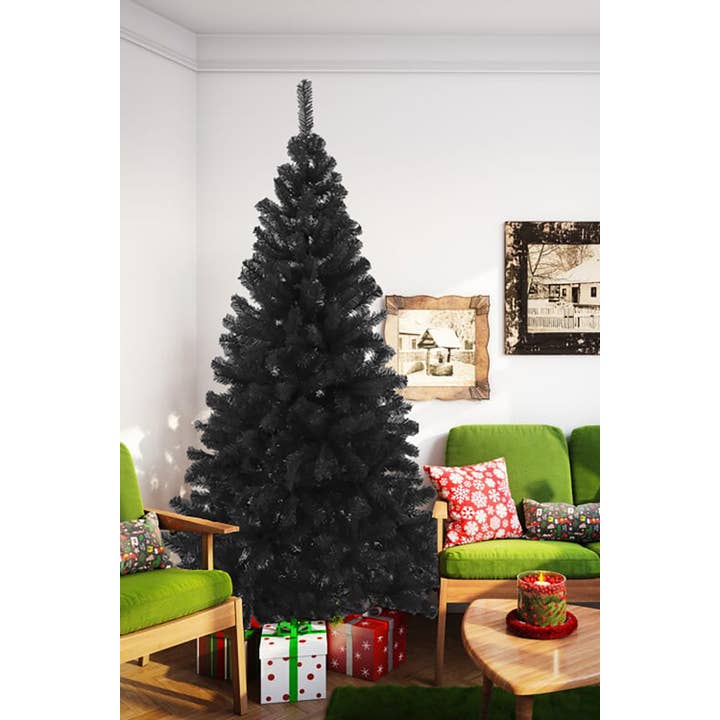 Perfect Holiday - Wholesale Artificial Christmas tree - Black PVC Christmas Tree - OPEN BOX4