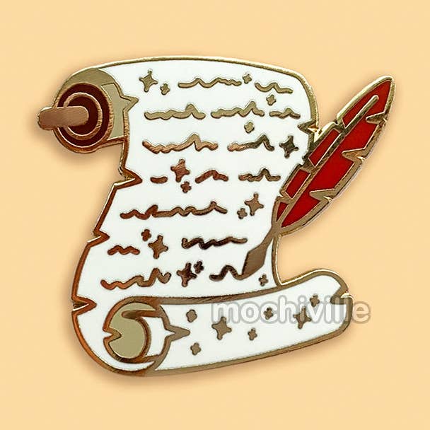 Magic Scroll | Enamel Pin for wholesale by Mochiville