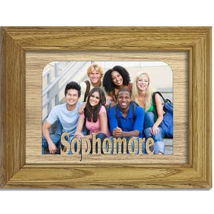 Sophomore Picture Frame - Holds 4x6 Photo - Multiple Color O for wholesale by Northland Frames and Gifts Inc
