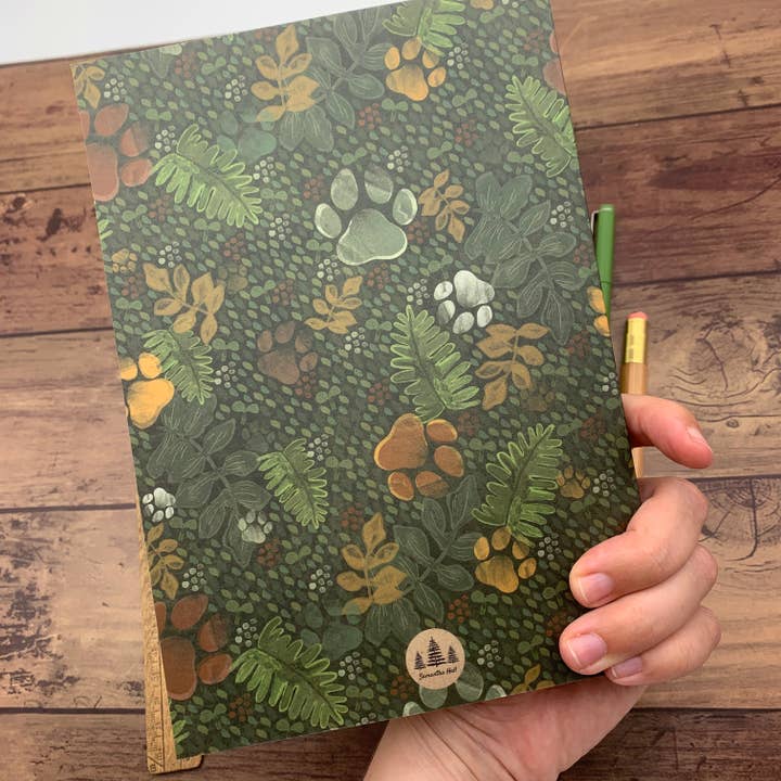 Samantha Hall Designs – wholesale Notebook – Paw Prints Notebook4