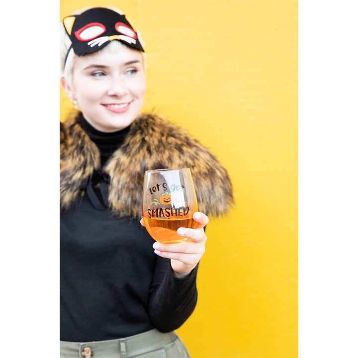 Pearhead - Wholesale Wine Glass - Let’s Get Smashed Halloween Stemless Wine Glass4