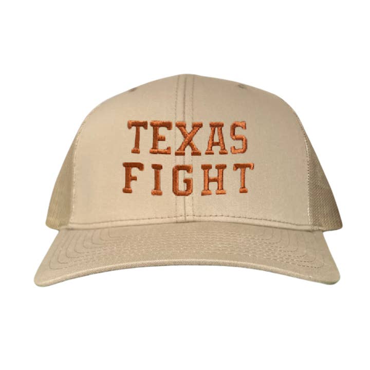 Last Stand Hats, LLC - Wholesale Baseball Cap - Unisex - Texas Longhorns Texas Fight Embroidered Hats / UT9154 / MM5