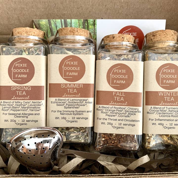 Service à thé de saison pour la vente par Pixie Doodle Farm