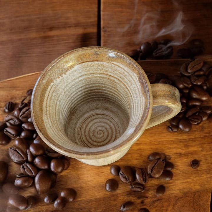 MudWorks Pottery - Wholesale Coffee Mug - Stegosaurus Mug