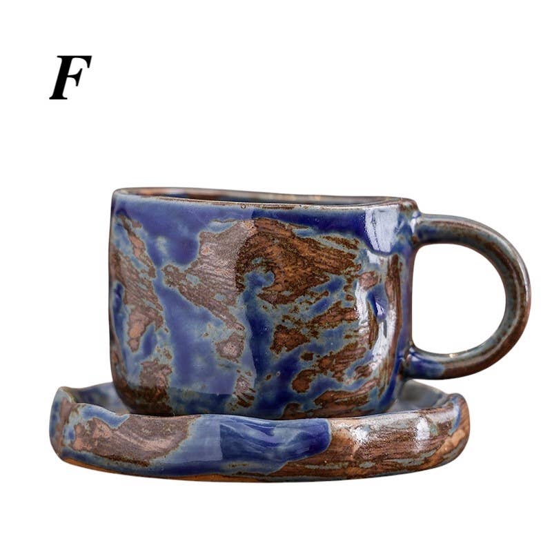 Homerely (We Cover All Import Duties) - Wholesale Coffee/tea cup - Nordic Style Ceramic Coffee Cup & Saucer Set5