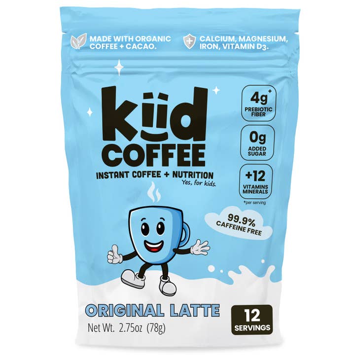 Kiid Coffee - Wholesale Instant Coffee/Espresso - Kiid Coffee Organic Latte + Instant Nutrition Drink For Kids