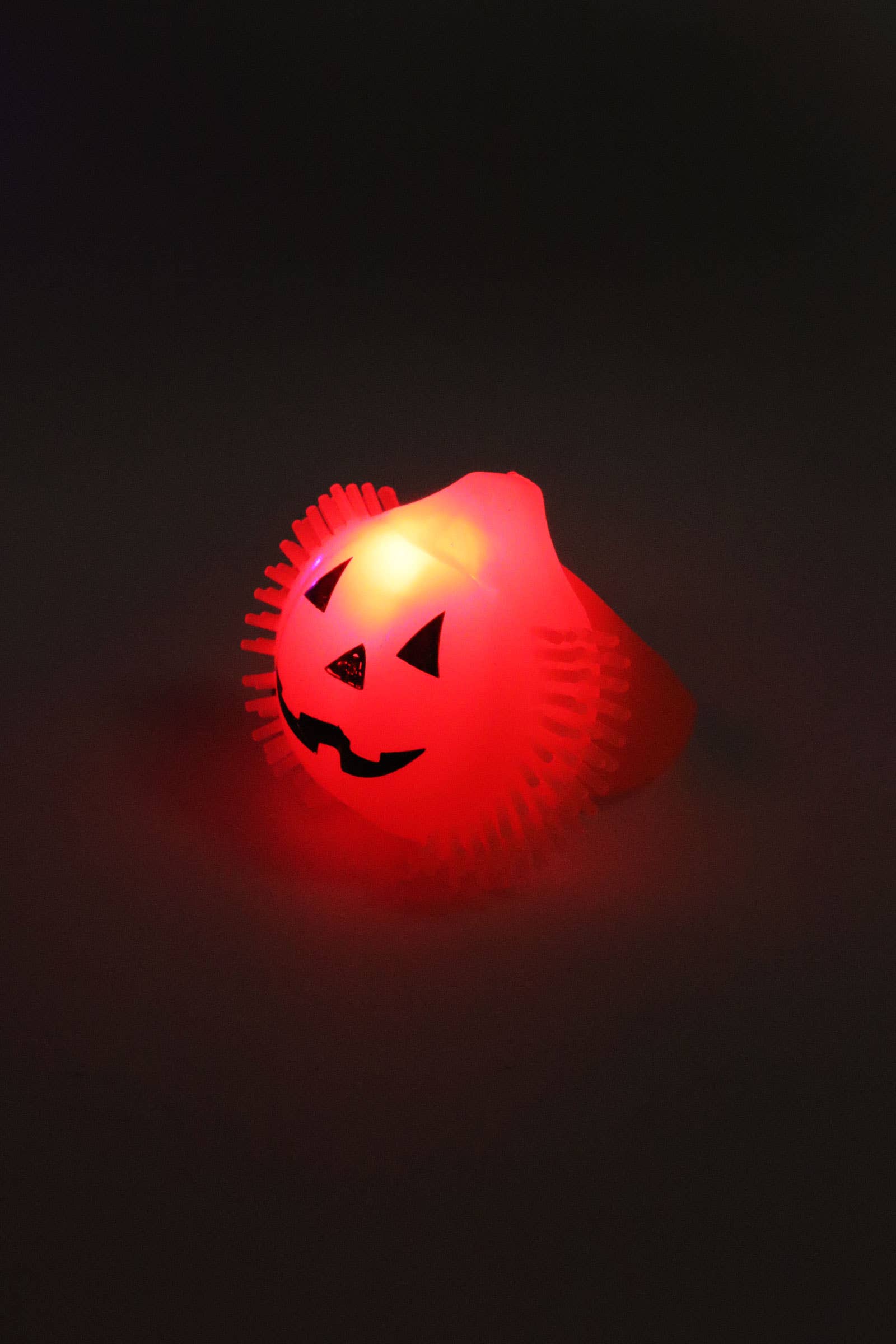 ASSORTED Halloween Jelly Charm Led Light-up Ring - 24 Pcs for wholesale on Faire19
