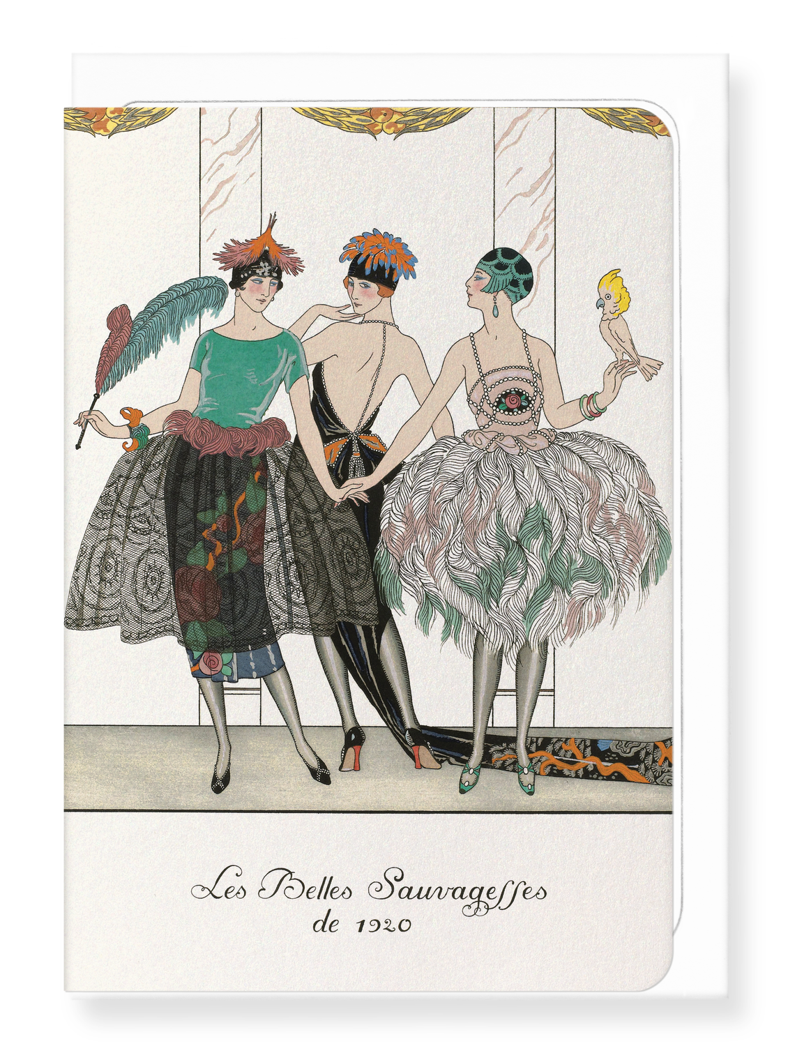 Ezen Trade - Wholesale Everyday Greeting Card - LES BELLES SAUVAGESSES DE 1920: Vintage Greeting Card0