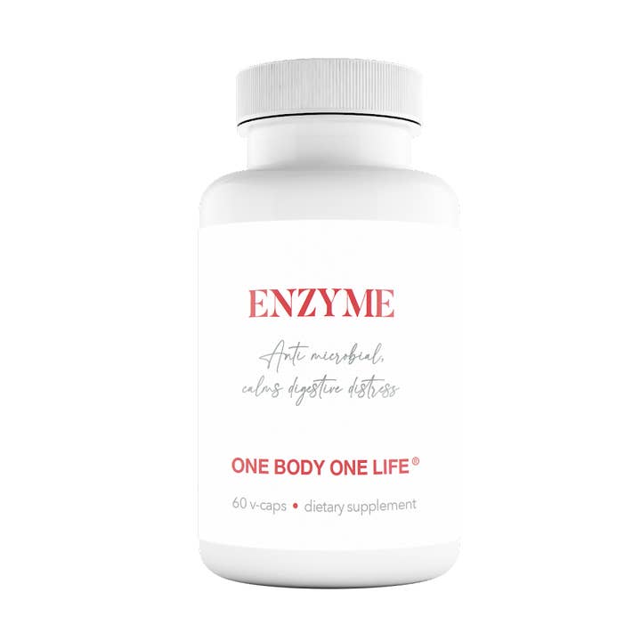 Enzyme digestive Gingembre, pissenlit, fenouil, menthe poivrée, ail et myrtille pour la vente par One Body One Life