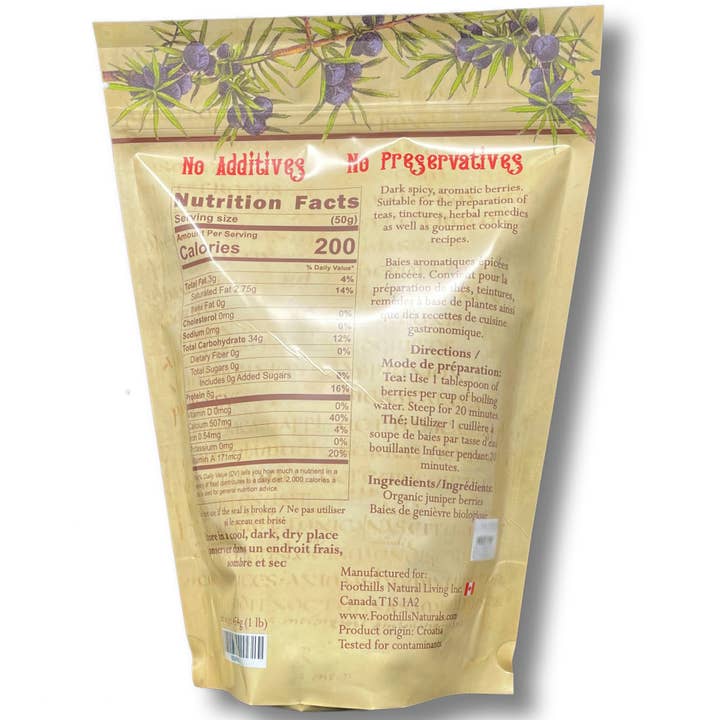 Foothills Naturals – Engroshandel Krydderurter – Juniper Berry Hele Økologisk - Spicy, Aromatisk, Urin Heal3