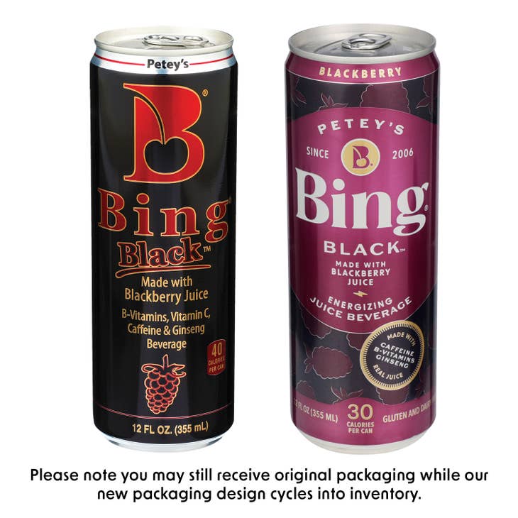 Wholesale Bing Black (Blackberry) Caffeinated Juice Beverage 12 oz for ...