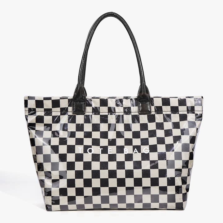 Borsa a tracolla in PVC trasparente a scacchiera ZK3742 e ulteriori Risultati per sacchetti trasparenti all'ingrosso. Resi gratuiti e termini di pagamento a 60 giorni su Faire in tendenza su Faire.