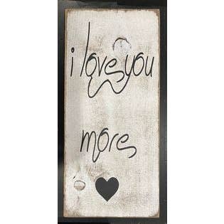 TI AMO DI PIÙ per la vendita all'ingrosso da parte di Dudley's Cottage & Gifts