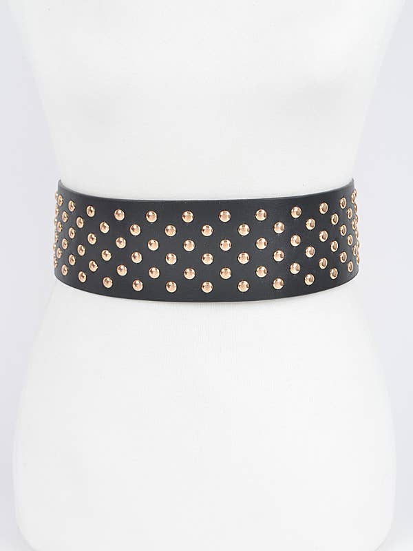 Ceinture cloutée entièrement en métal pour la vente par Shop Neighbors