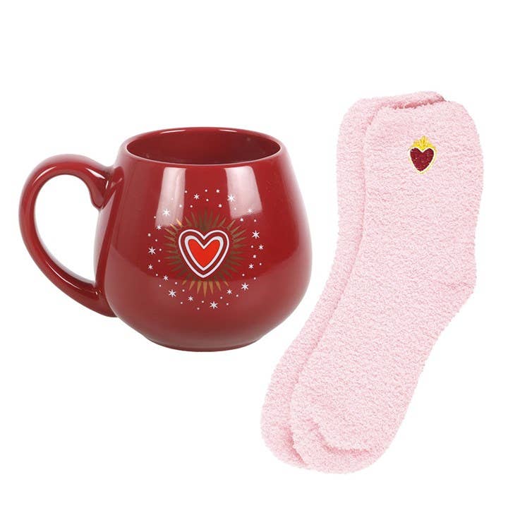 Something Different Wholesale - Wholesale Coffee Mug - Sacred Heart Mug and Socks Set3