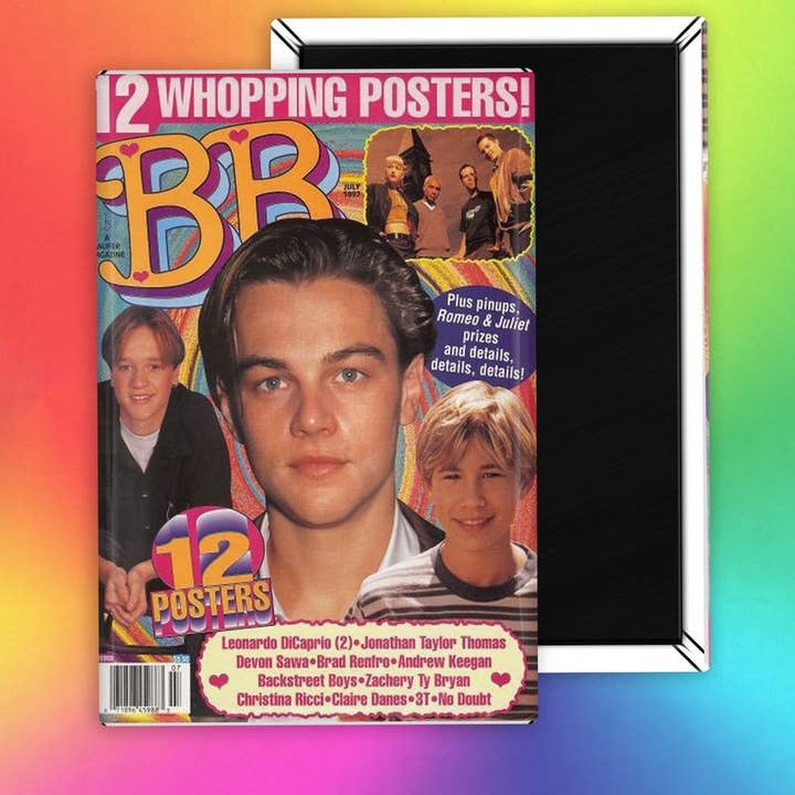 BB Bop Teen Magazine Fridge Magnet 2x3 inches for wholesale by The Foxy Hipster