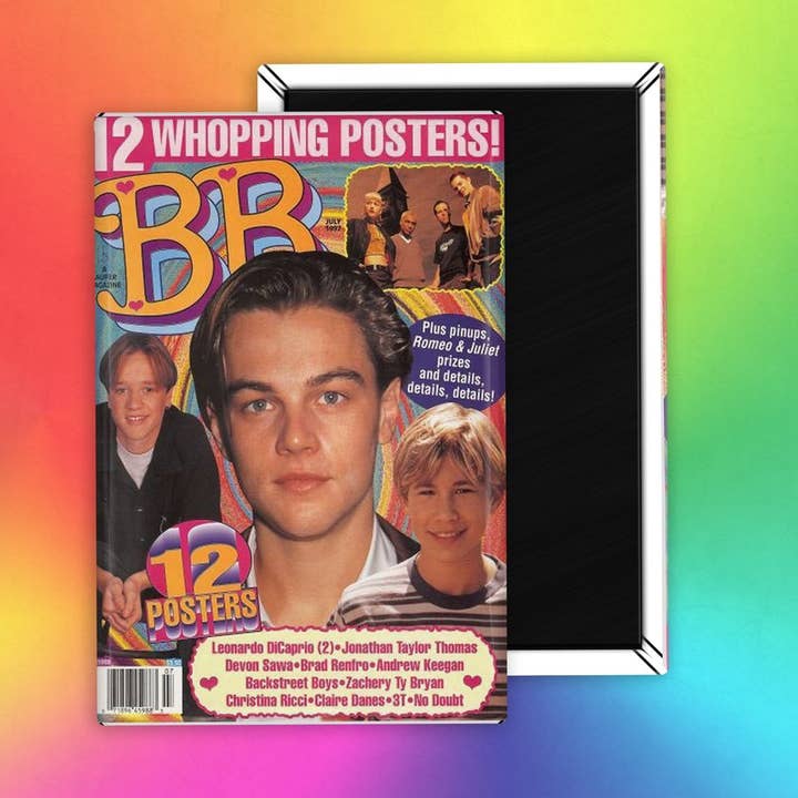 BB Bop Teen Magazine Fridge Magnet 2x3 inches for wholesale by The Foxy Hipster