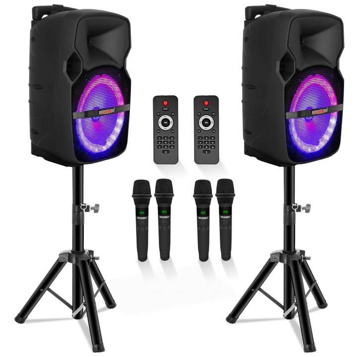 5Core Party Speaker 2Pc Bluetooth 400W Active PA DJ System and other Purchase Wholesale djurtillbehör. Free Returns & Net 60 Terms on Faire trending on Faire.