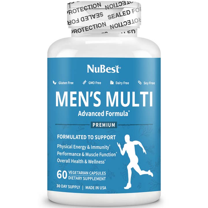 NuBest Men’s Multi 18+ , Immunity Support, 60 Vegan Caps for wholesale by NuBest Nutrition