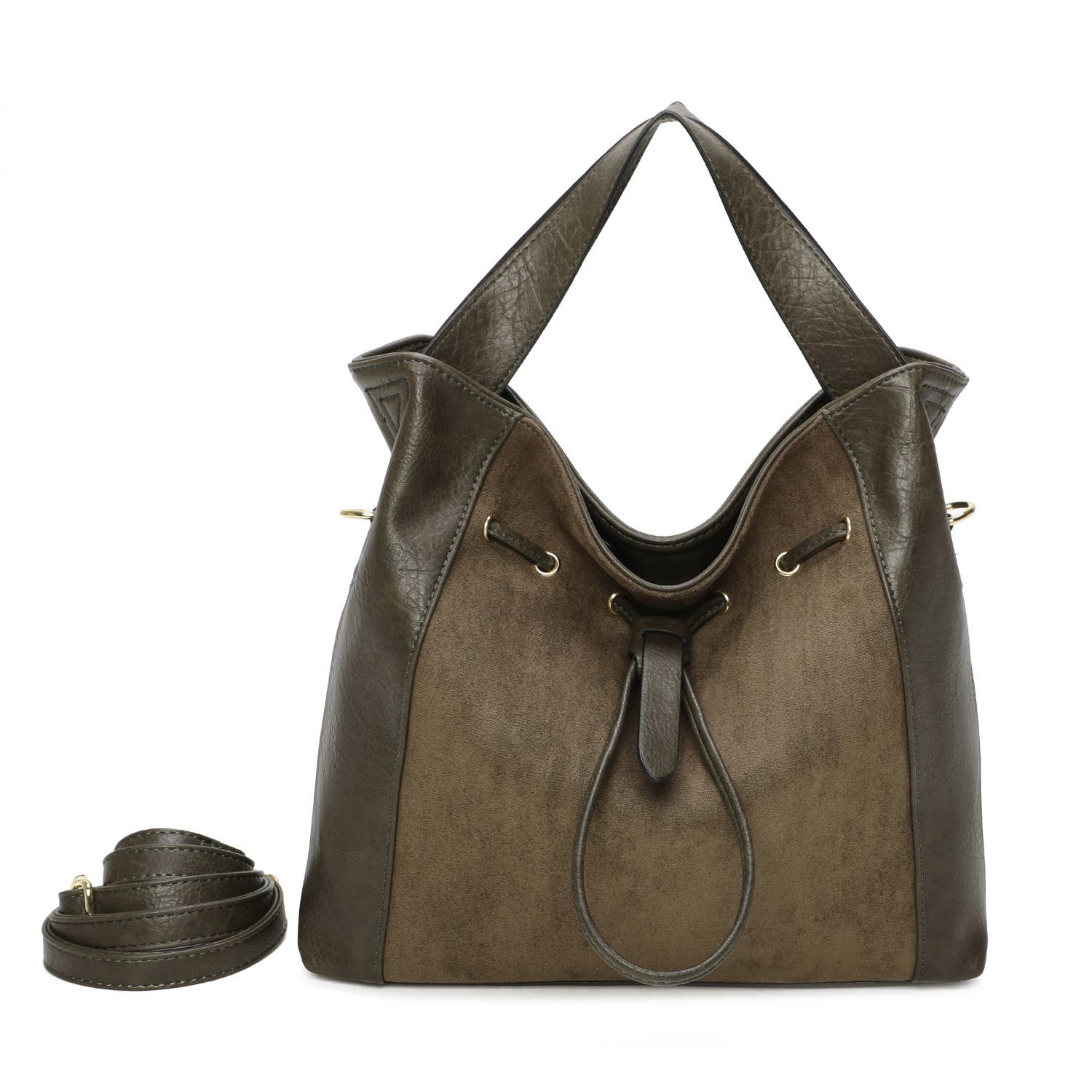 INES DELAURE - Vente Sac porté épaule – femme - Besace bimatière zippée8