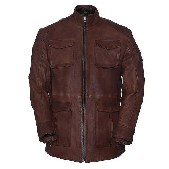 Herren Premium Field Master Braune Lederjacke für den Großhandel von Matchless York
