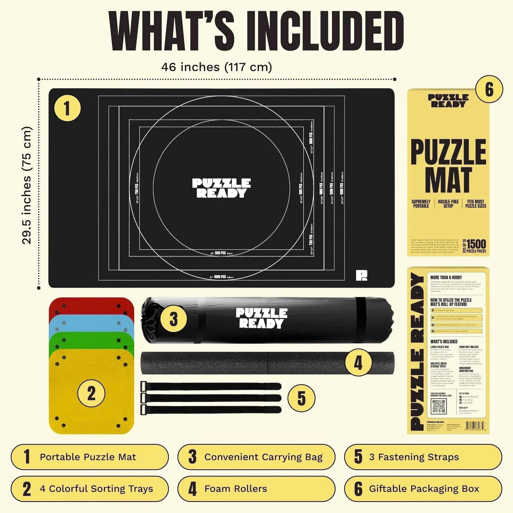 Puzzle Ready - Wholesale Puzzle - Adult - Portable Jigsaw Puzzle Mat1