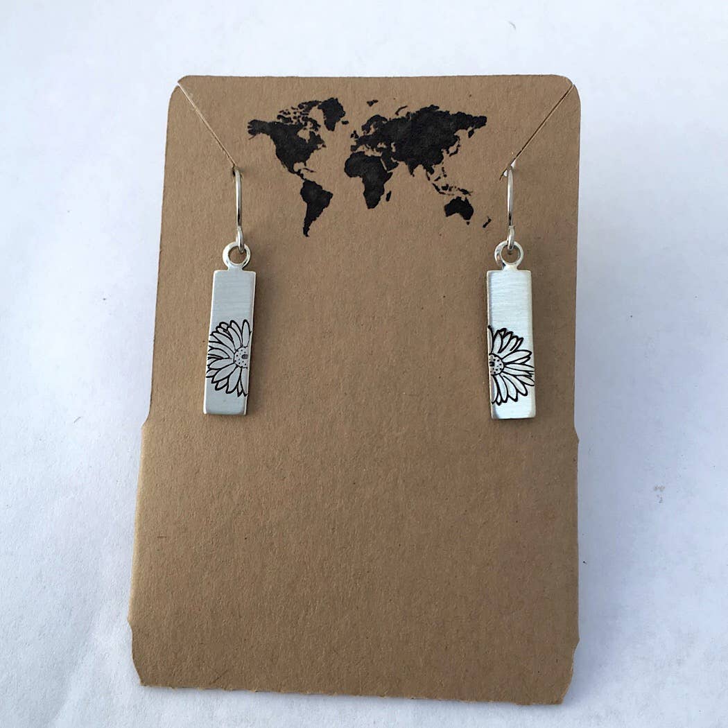 Jamie Haley Designs - Wholesale Dangle Earrings - Flower daisy earrings small dangles1