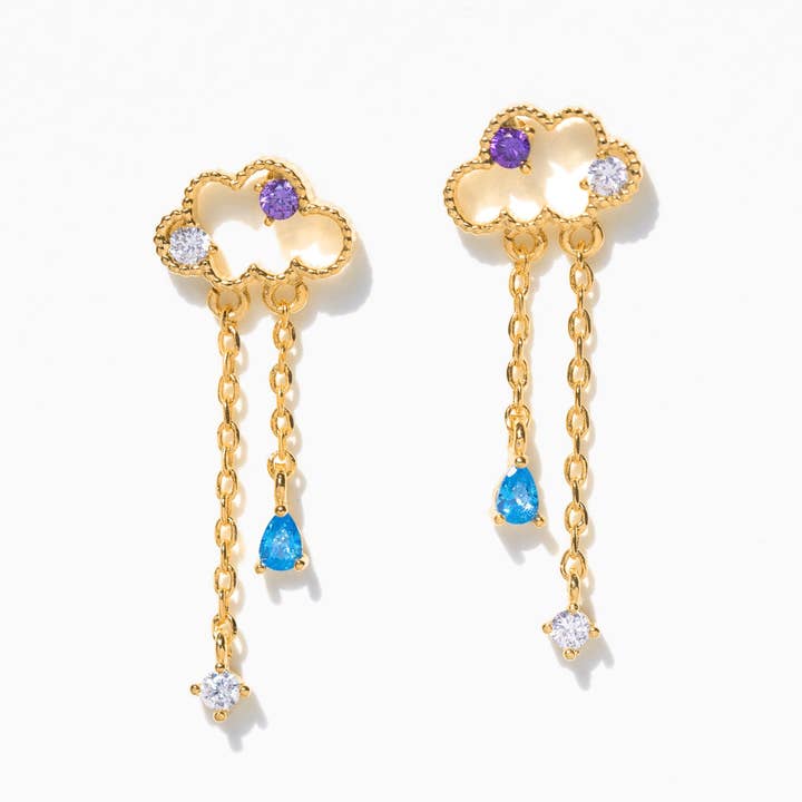 Reigning Clouds Dangle Earrings for wholesale by Girls Crew