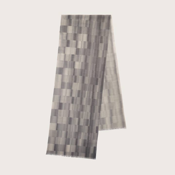 MIRRORED CORE PURE WOOL SCARF for wholesale by YEN TING CHO