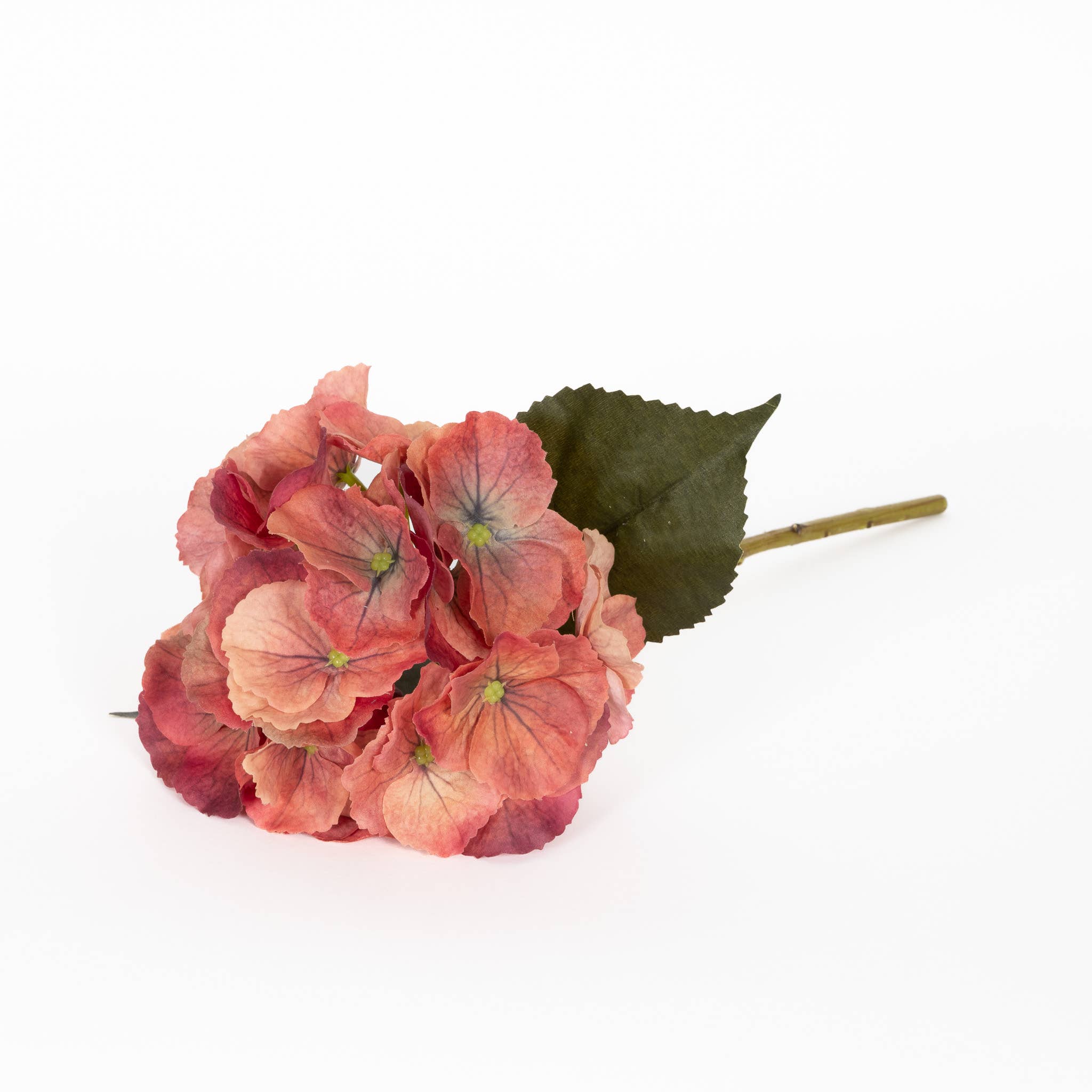 Mills Floral Company - Wholesale Artificial Flowers - Real Touch Hydrangea - 14 Inch - Terra Cotta1
