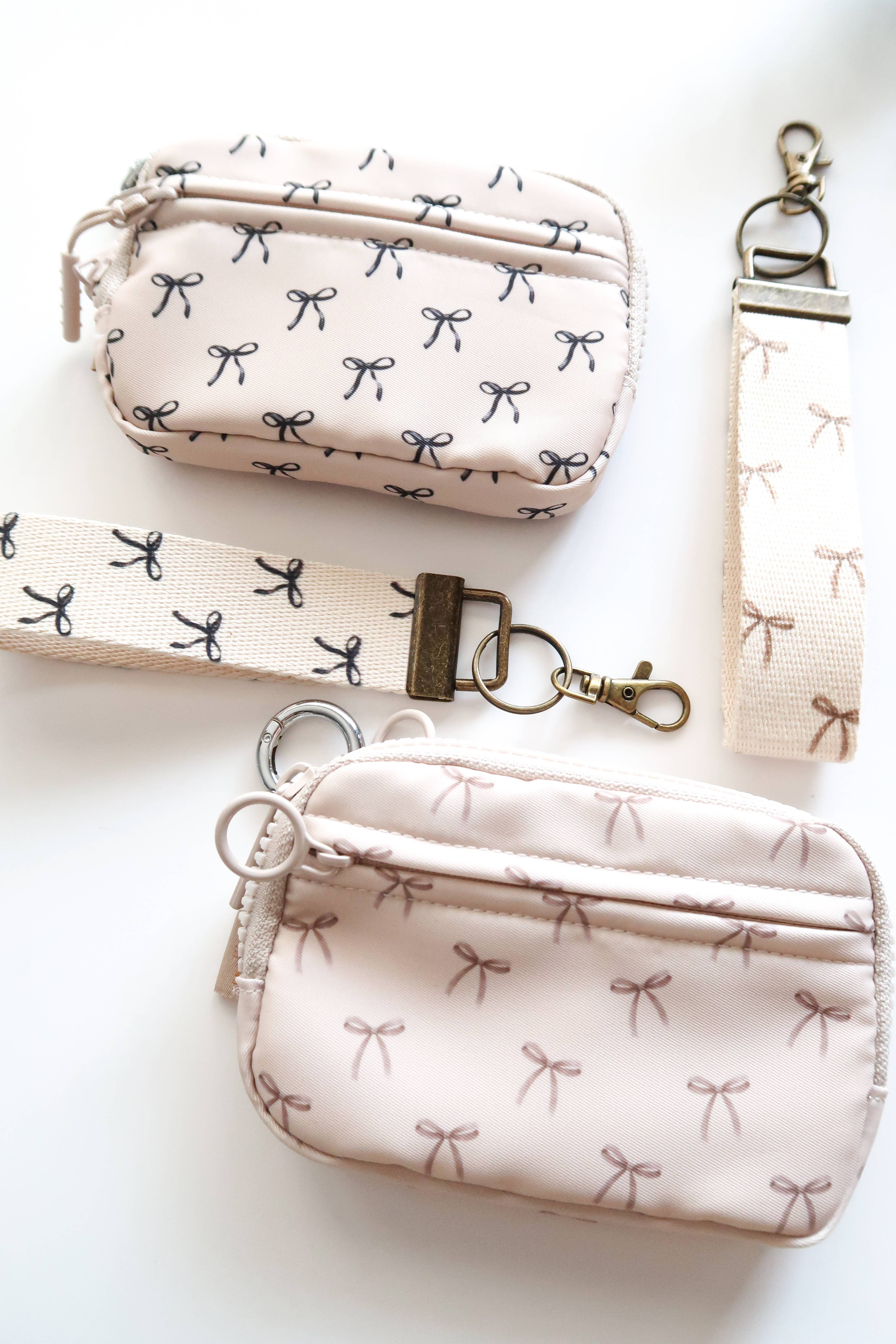 Frederick Family Co. - Wholesale Wallet - Women's - Bow Keychain Wallet with Wrist Lanyard, Compact Card Holder 9