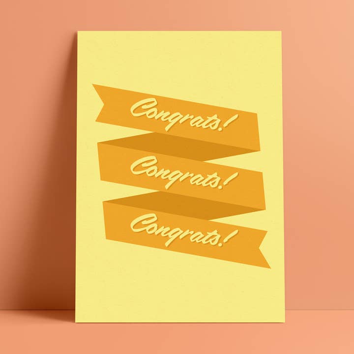 Congrats! Congrats! Congrats! for wholesale by Hey There Leila