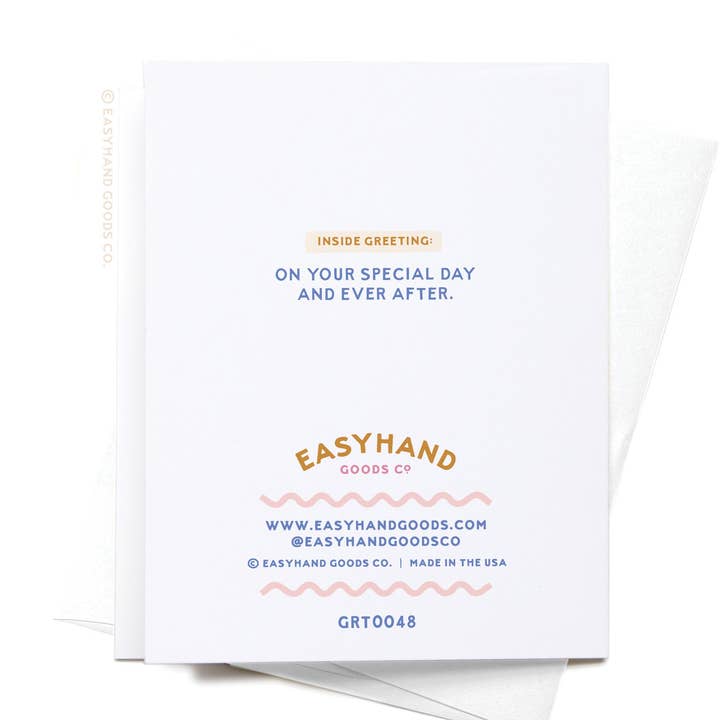 Easyhand Goods – formerly Onderkast - Wholesale Wedding Card - Wishing You Love and Happiness Greeting Card3