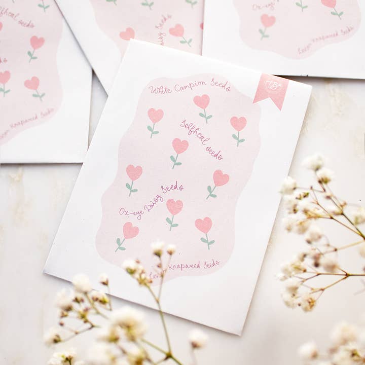 Päckchen mit Wildblumensamen für den Großhandel von TreatBox