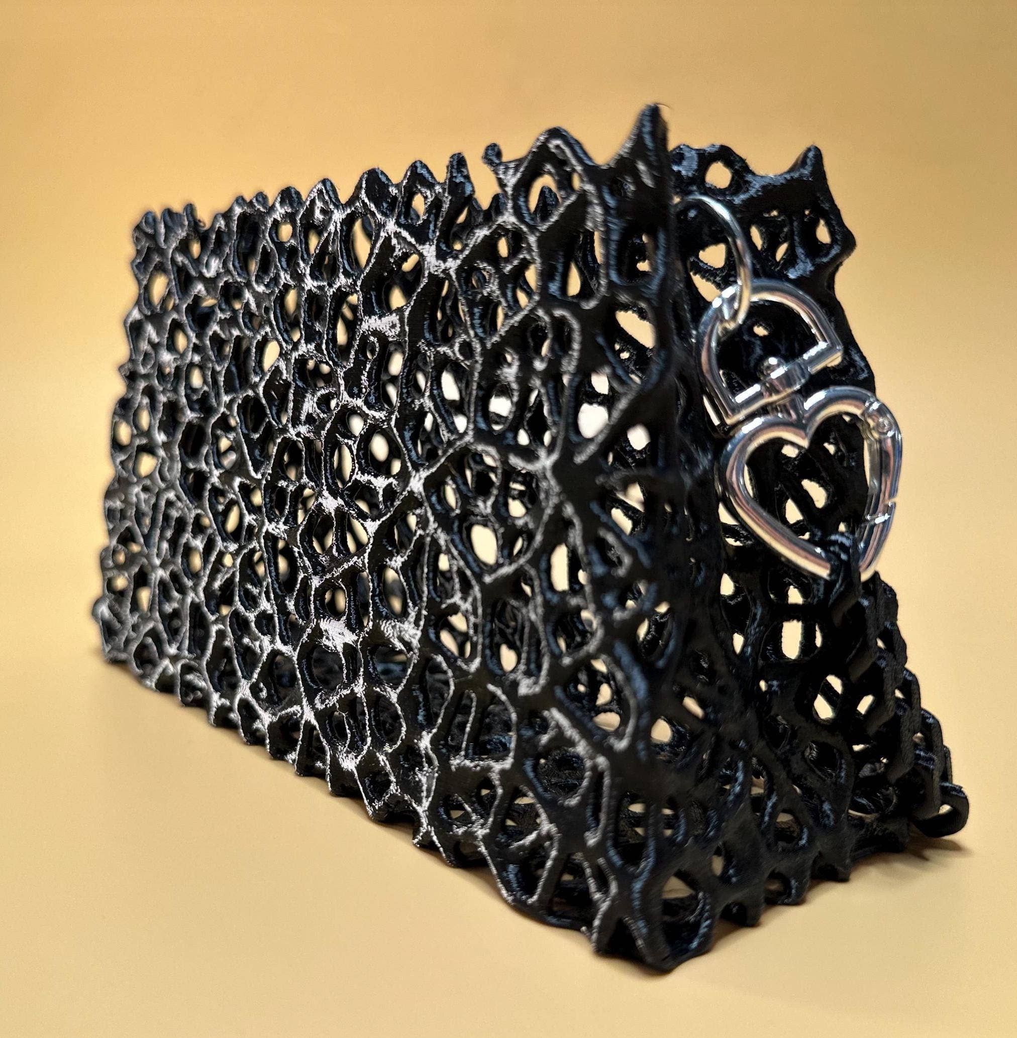 <3 Studio - Wholesale Clutch Bag - Women's - Elegant Black Clutch Purse with Chain Strap – Chic Gothic & Cosplay Accessory