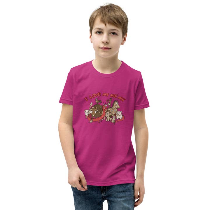 1st Generation SF - Wholesale Screen Printed T-Shirt - Kids - Youth- I Love My Mui Mui15