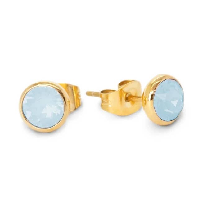 Melano Friends Mabel CZ guld månesten øreringe for engroshandel hos Melano Jewelry