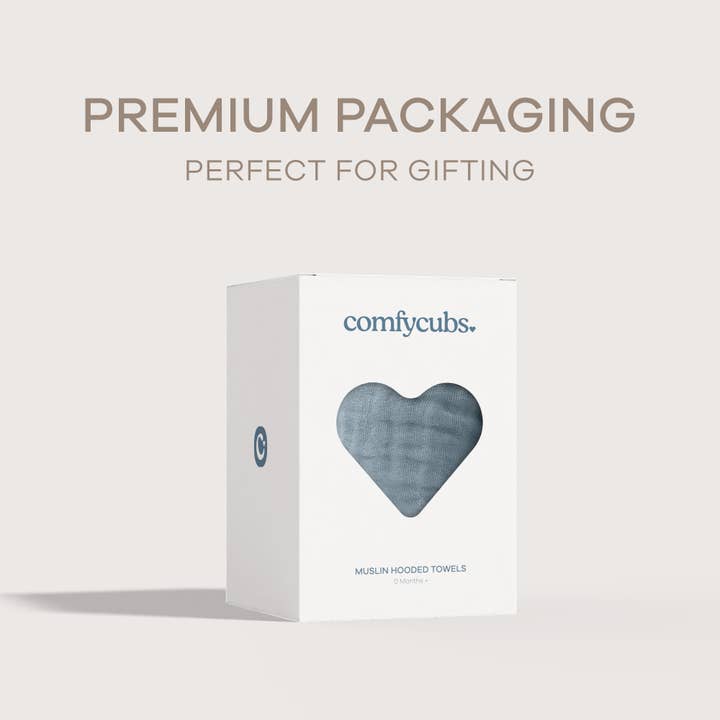 Comfy Cubs - Wholesale Hooded towel – Child & baby - Hooded Baby Towel, 6 Layer 100% Muslin Cotton by Comfy Cubs78