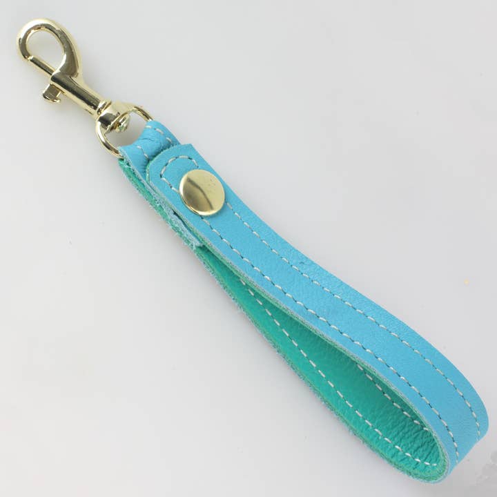 Zina Kao Exclusives - Wholesale Keychain – Women's - Two Tone Soft Leather Keychain: 2 shapes!5