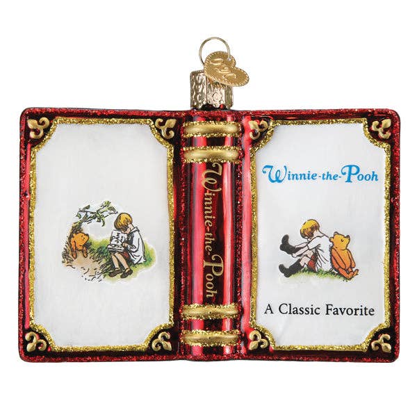 Old World Christmas - Wholesale Ornament - Winnie-the-Pooh Book Ornament2