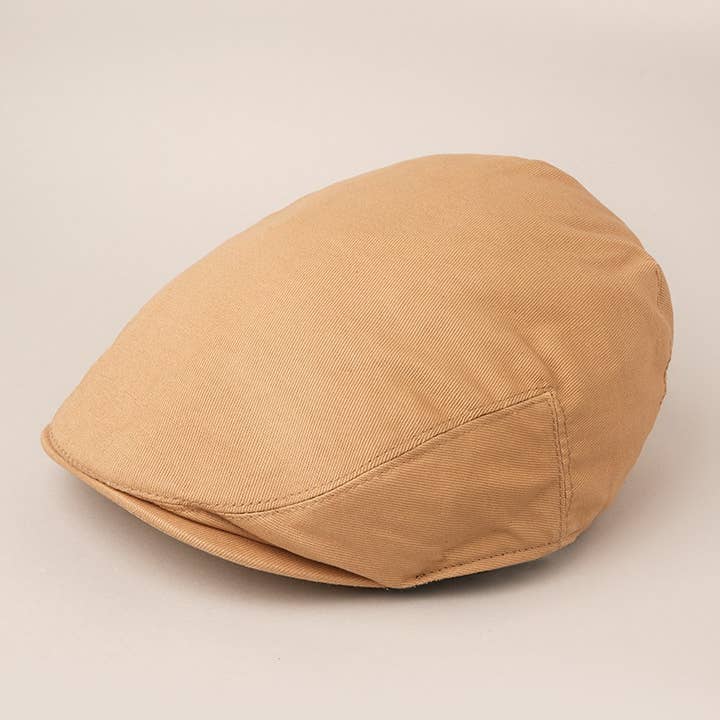 Fashion City - Wholesale Newsboy/Schoolboy Hat - Men's - Men's Solid Plain Cotton Newsboy Ivy Cap7